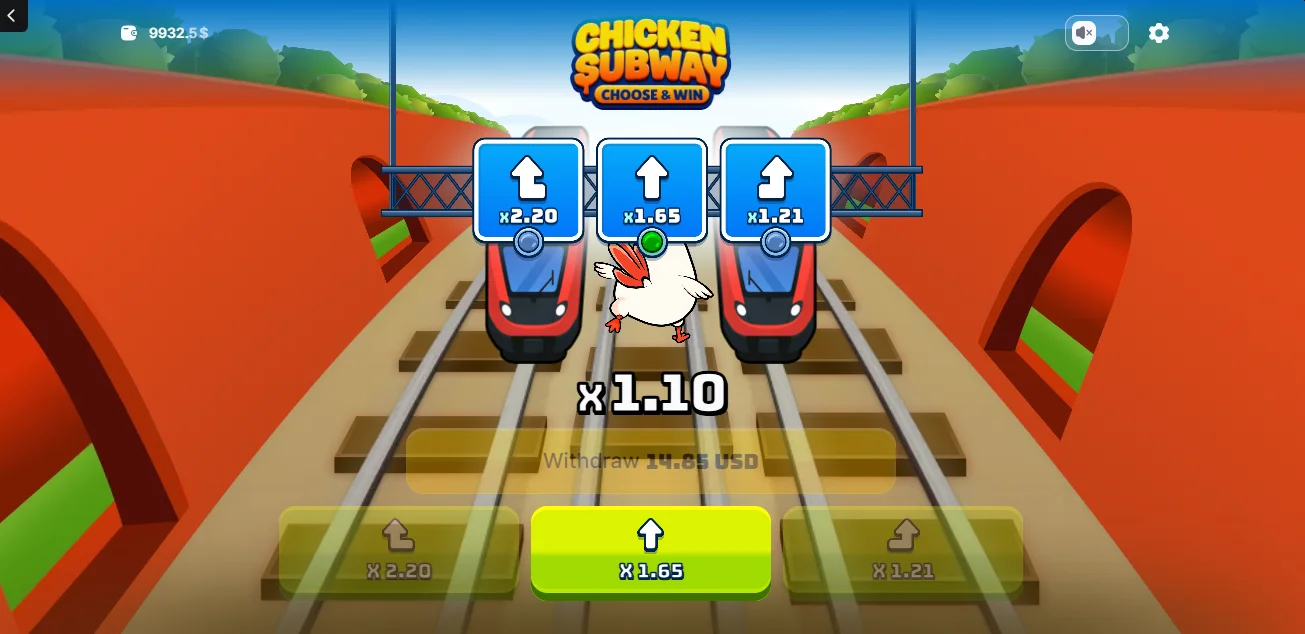 Chicken Subway Juego