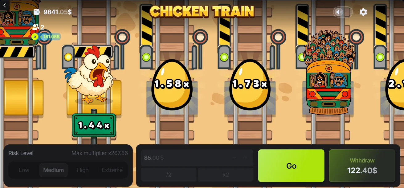 Chicken Train Demo