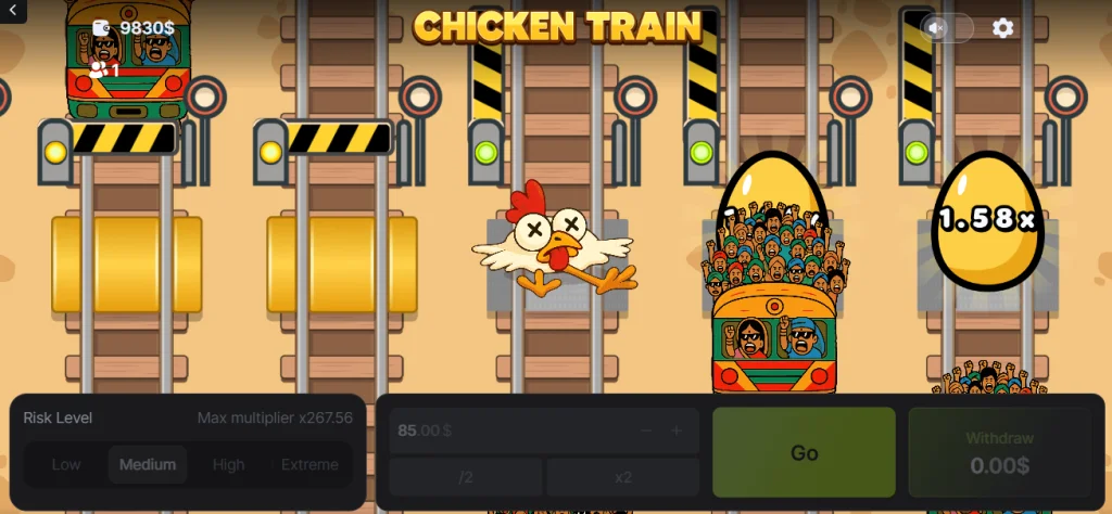 Chicken Train Juego