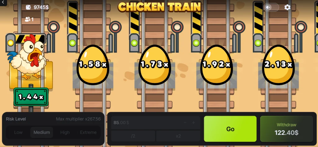 Chicken Train Juego Demo