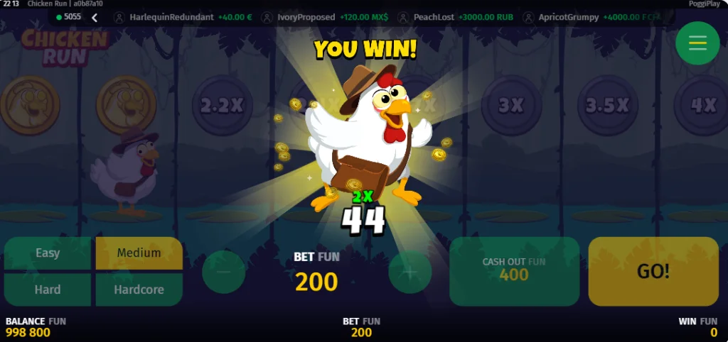 Demo Chicken Run