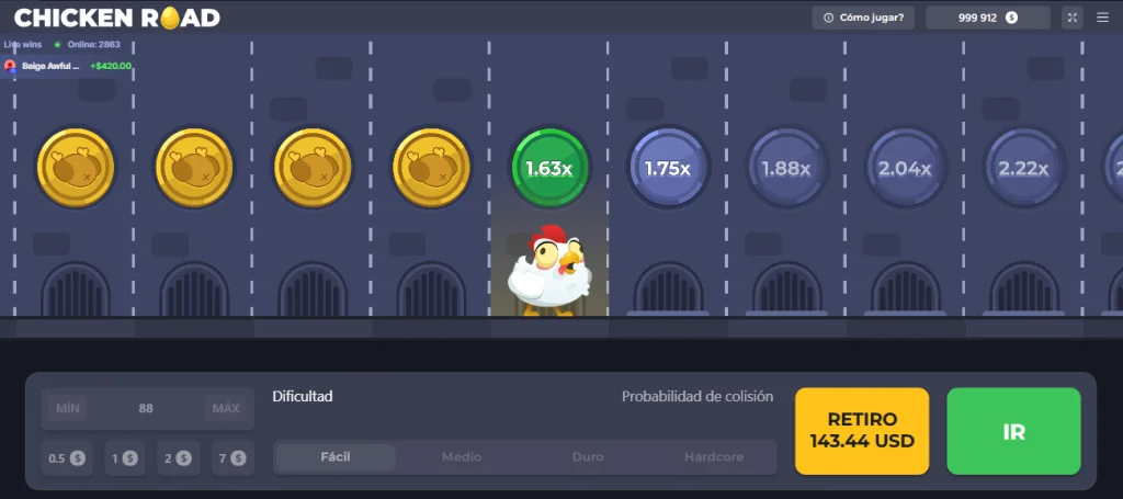 Juego Chicken Road