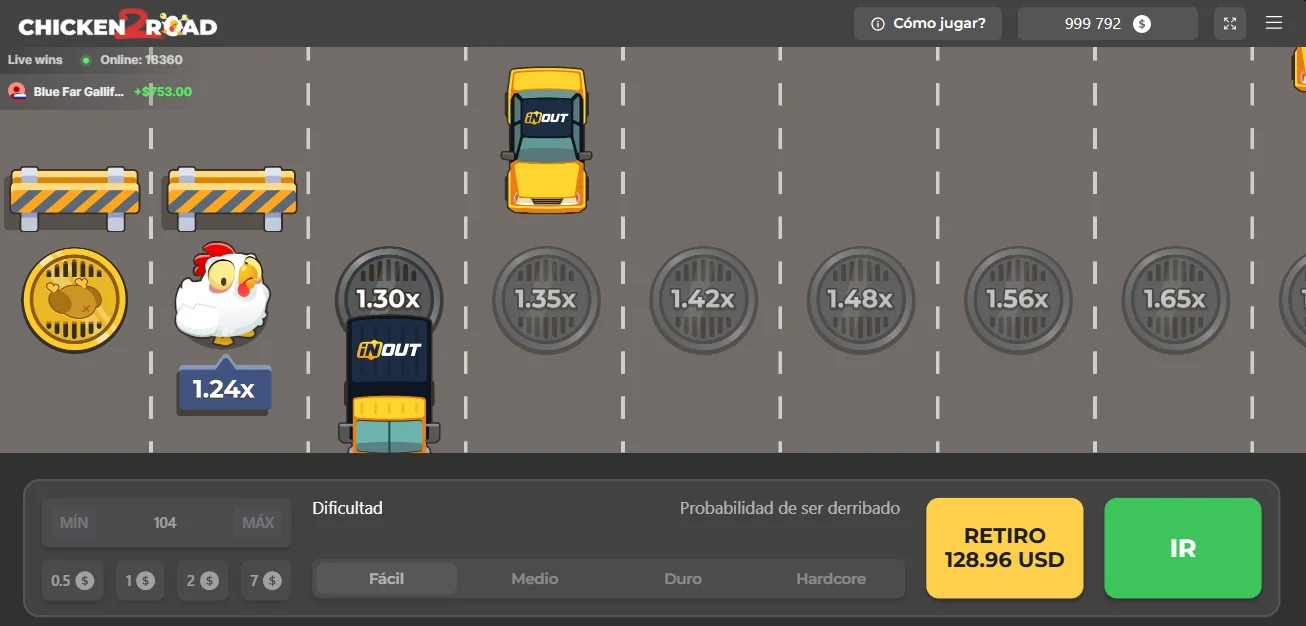 Juego Chicken Road 2