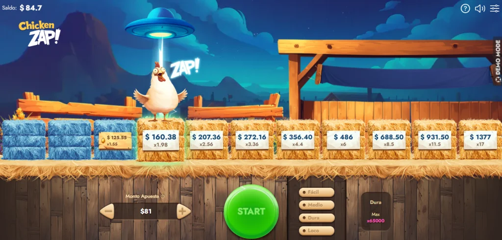 Juego Chicken Zap