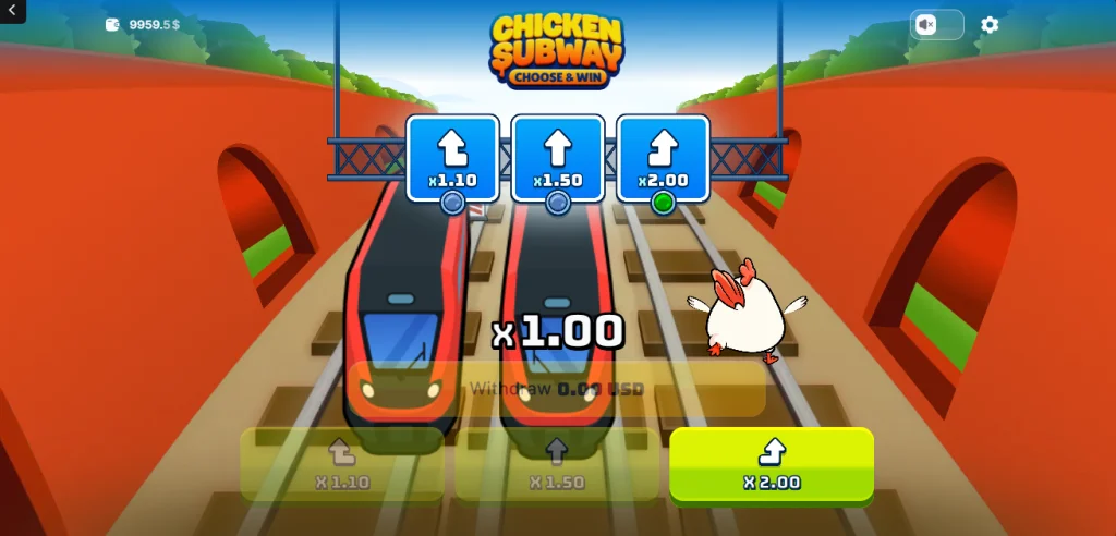Juego Demo Chicken Subway