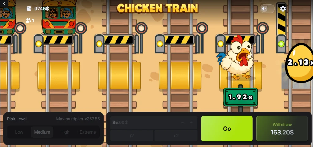 Juego Demo Chicken Train