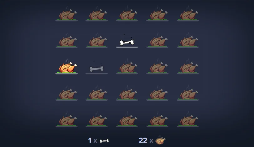 Juego Demo MyStake Chicken
