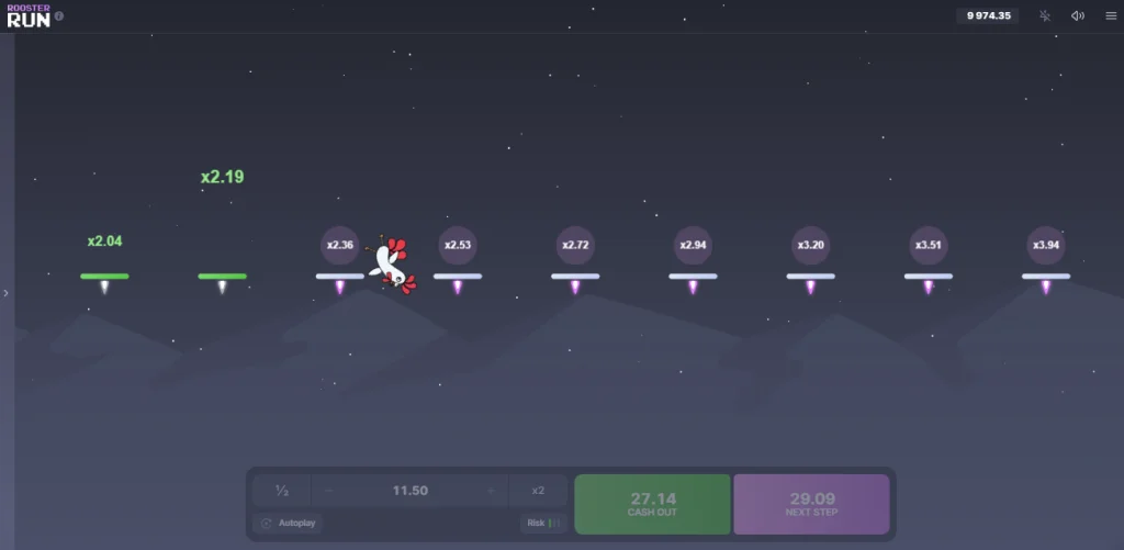 Juego Demo Rooster Run