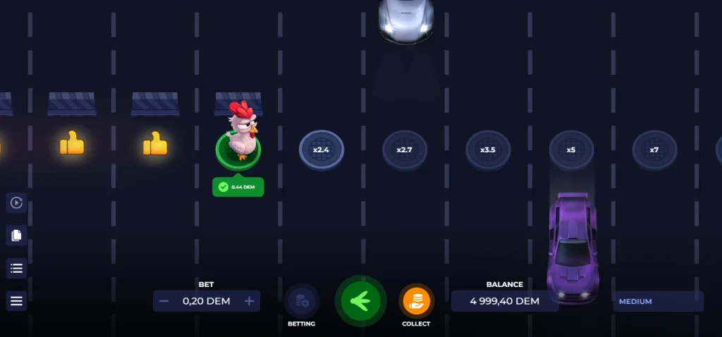 Juego Demo Uncrossable Rush