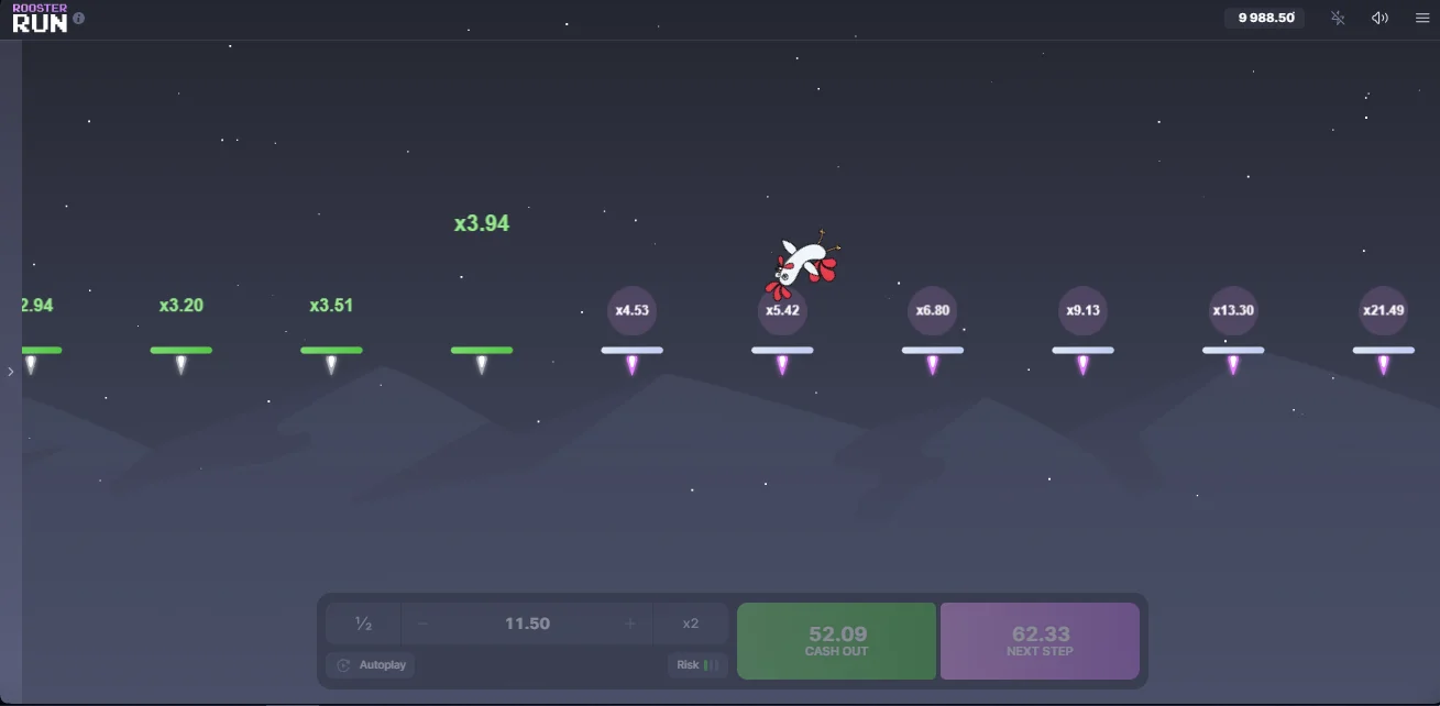 Rooster Run Demo Juego